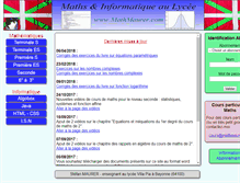 Tablet Screenshot of mathmaurer.com